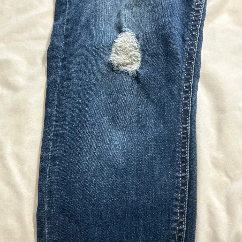 Buffalo David Bitton Womens‎ Rip and Repair Mid-Rise Skinny Size 6/28